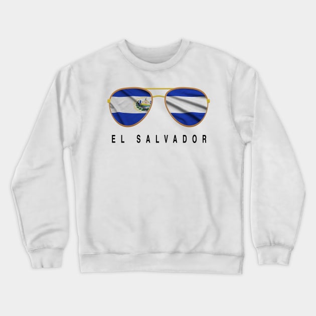 El Salvador Sunglasses Crewneck Sweatshirt by JayD World